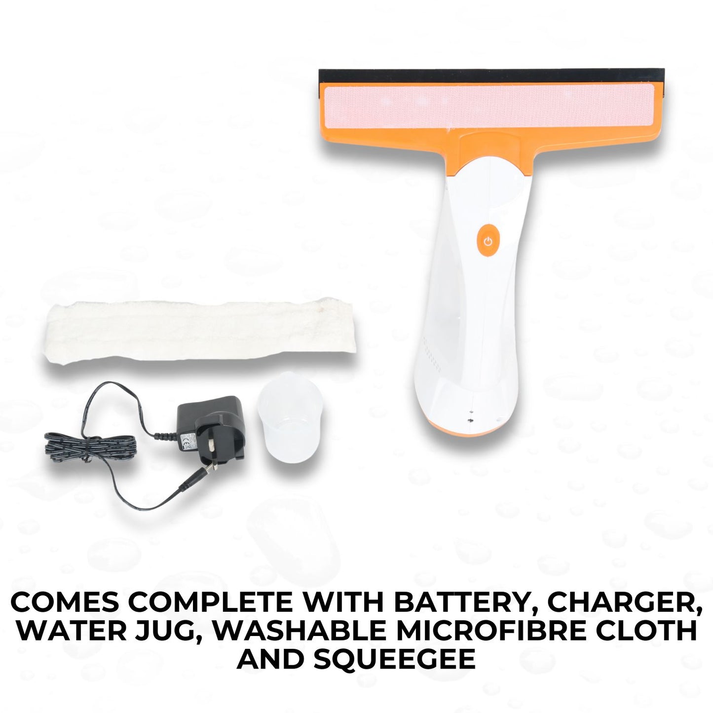 Lazy-Clean Cordless Rechargeable Window Cleaner Vacuum