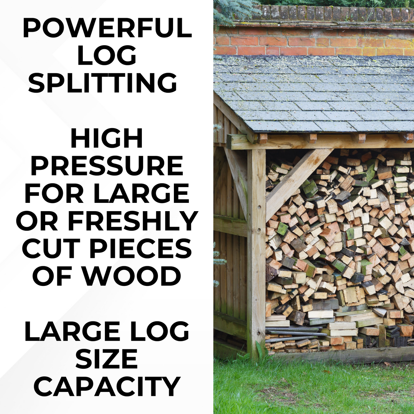Lazy-Log - 8 Ton - Vertical Electric Log Splitter