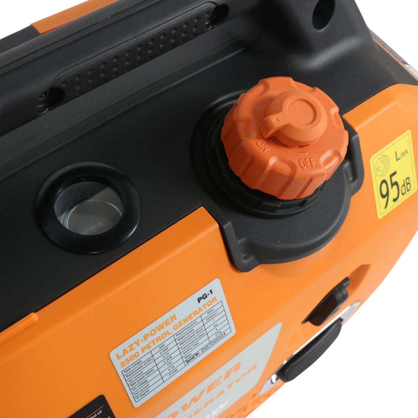 GRADE B: Lazy-Power - 2.3kW Petrol Generator - 98cc