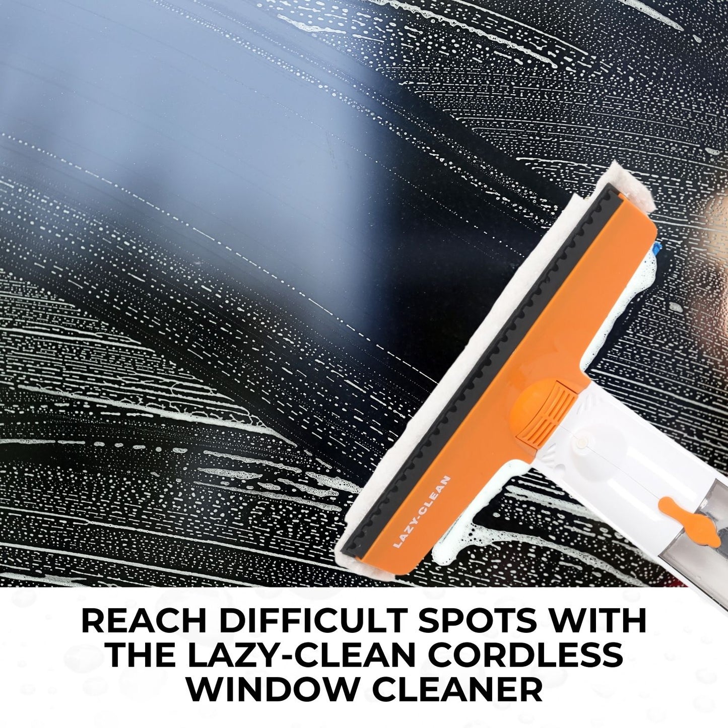 Lazy-Clean Cordless Rechargeable Window Cleaner Vacuum