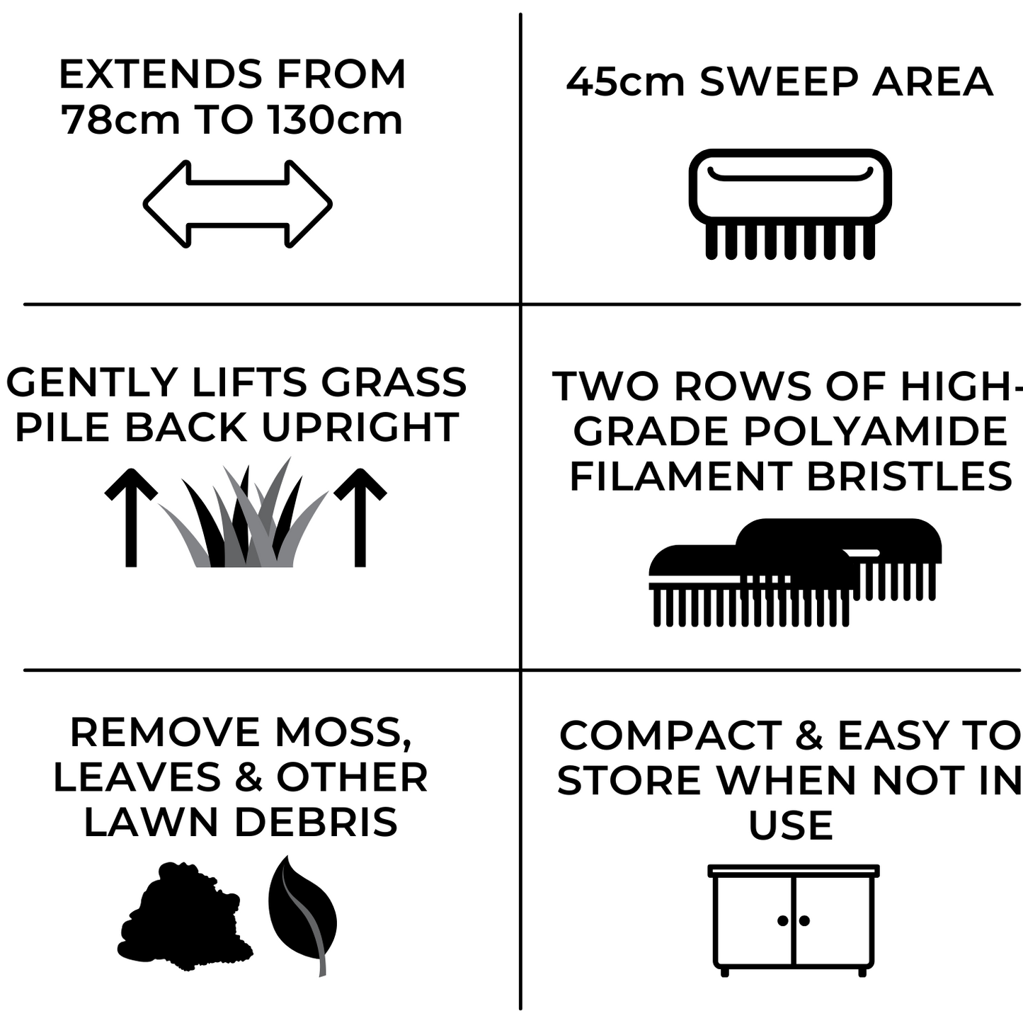 Artificial Grass Rake with Hose Attachment
