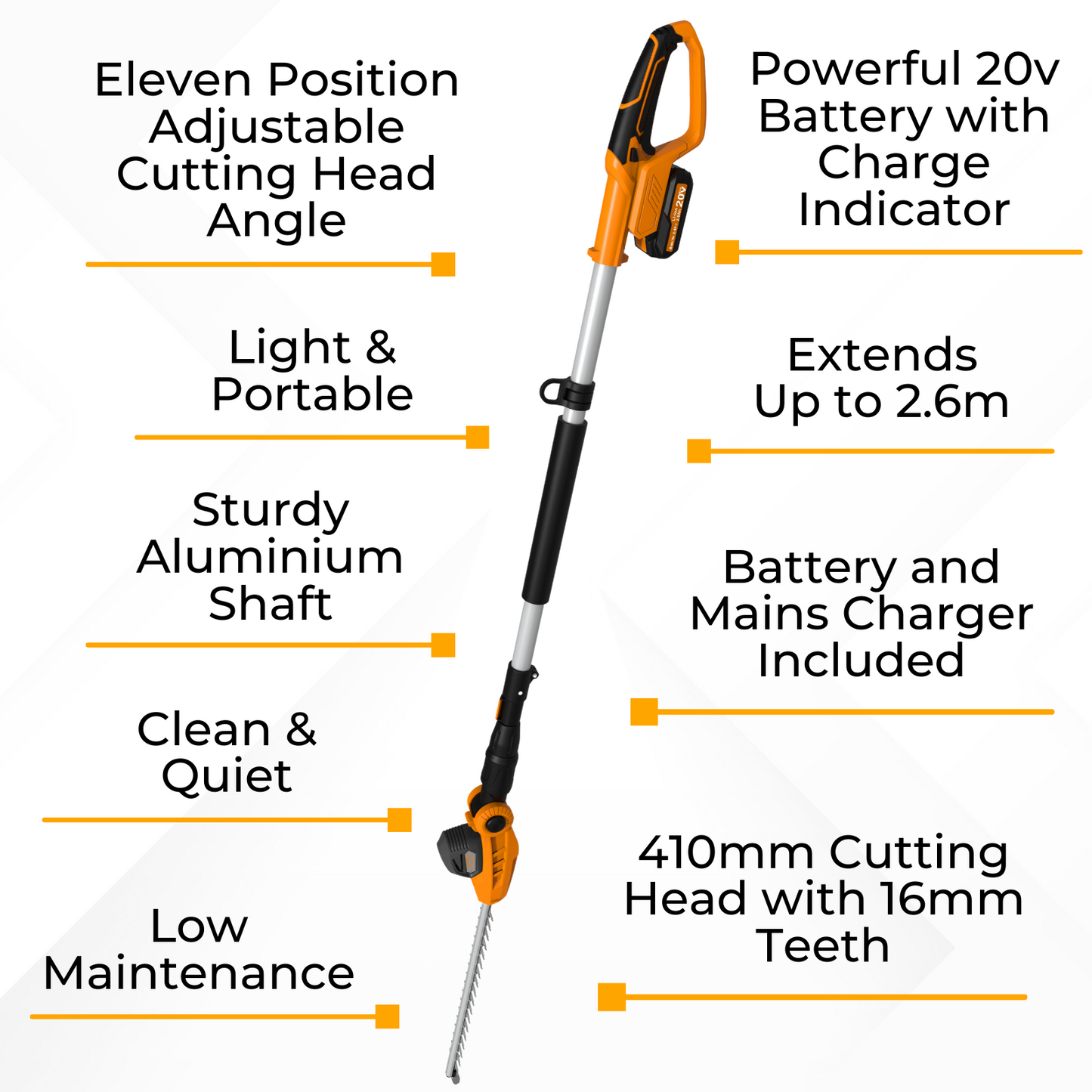 Cordless Pole Hedge Trimmer
