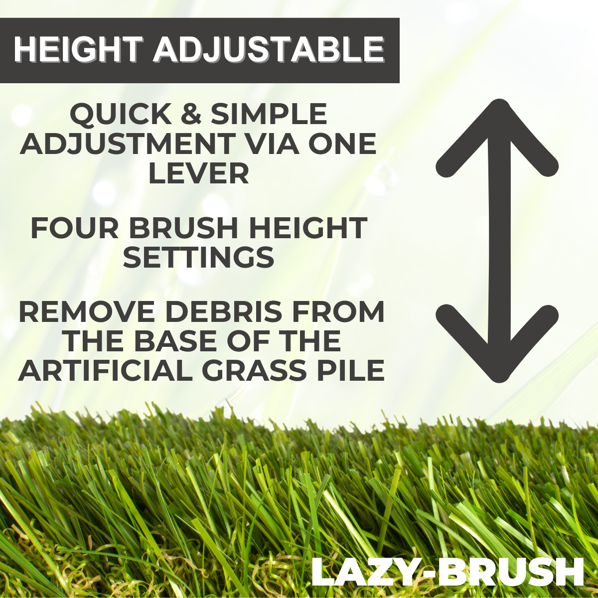 Lazy-Brush - Electric Artificial Grass Brush
