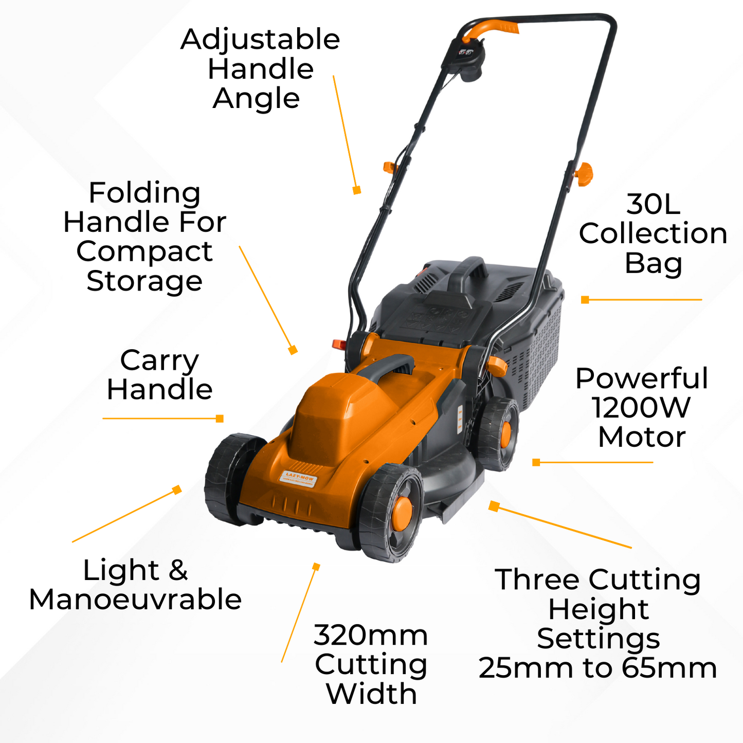 1200w Electric Lawnmower