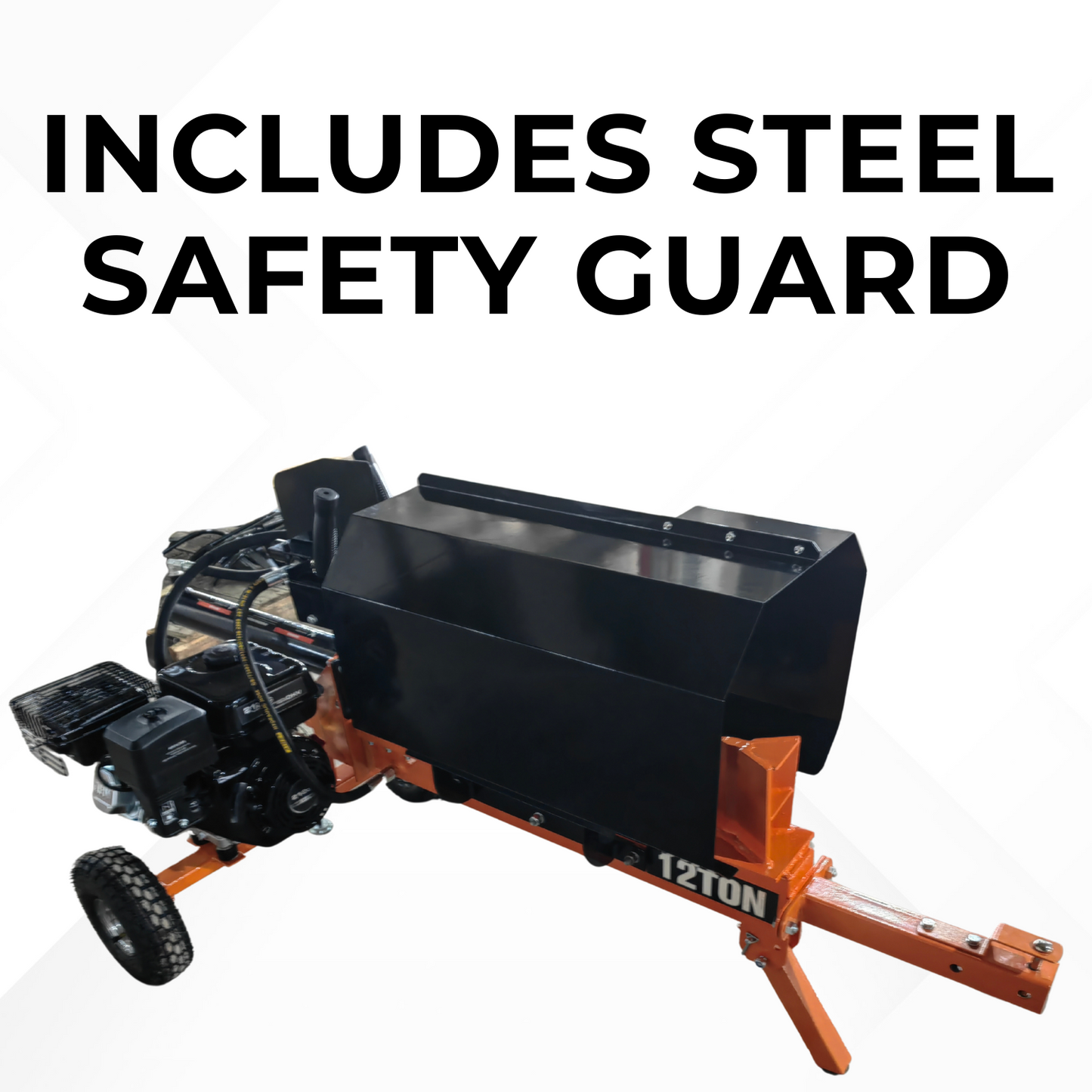 Lazy-Log - 12 Ton - Petrol Log Splitter - Trailer Mounted