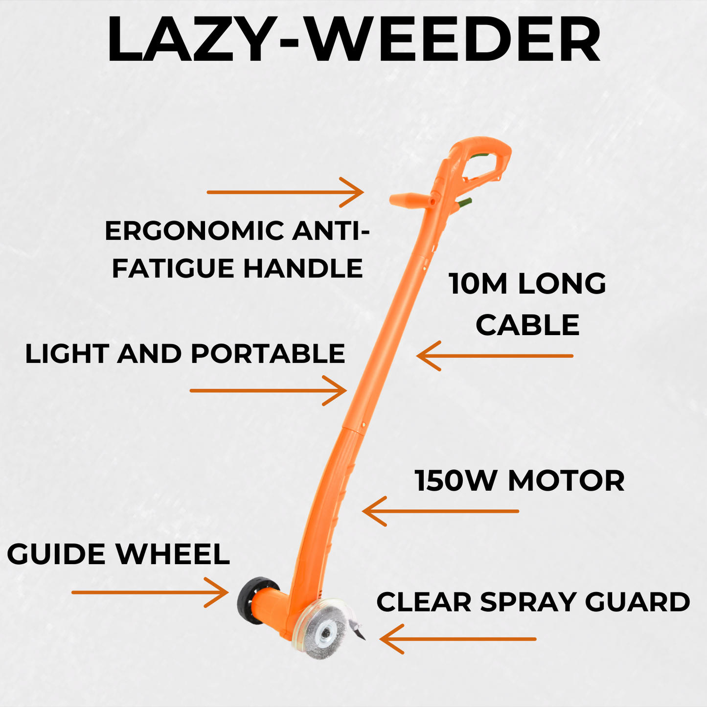 Lazy-Weeder V3 - 150w Electric Weed Removal Brush