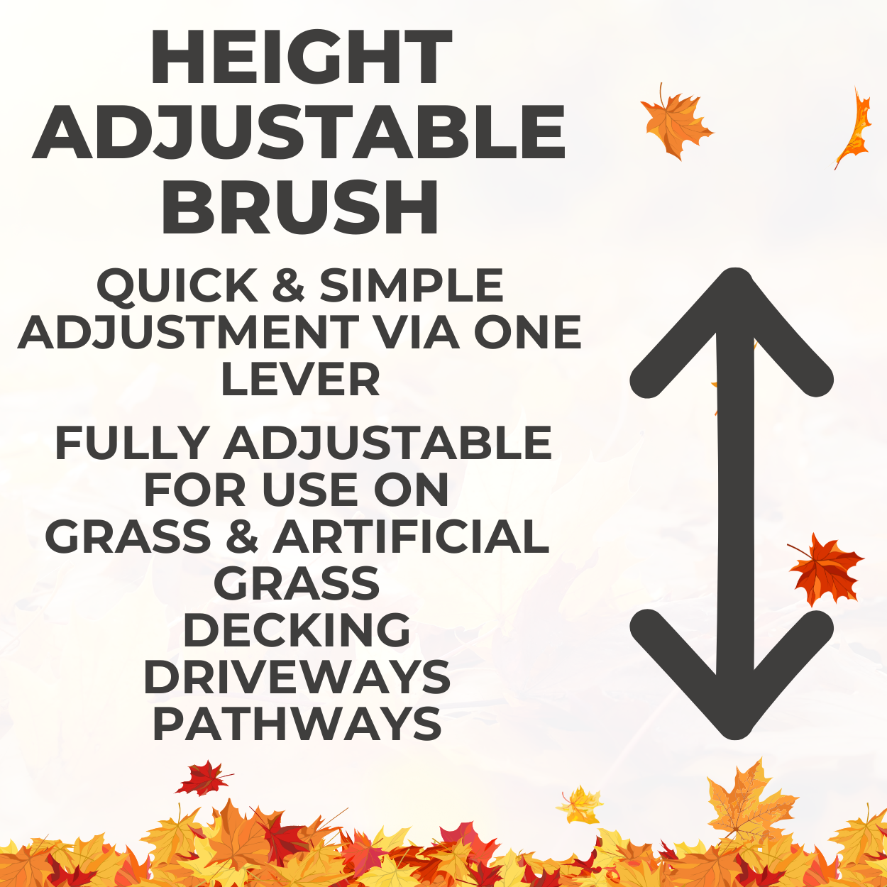 Lazy-Brush - Push Along Leaf Sweeper