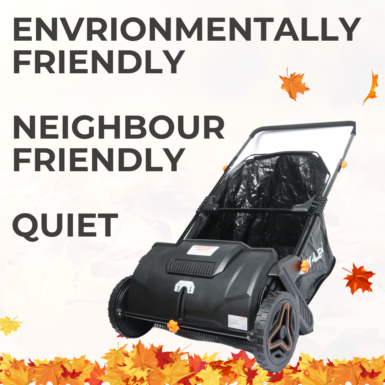 Lazy-Brush - Push Along Leaf Sweeper