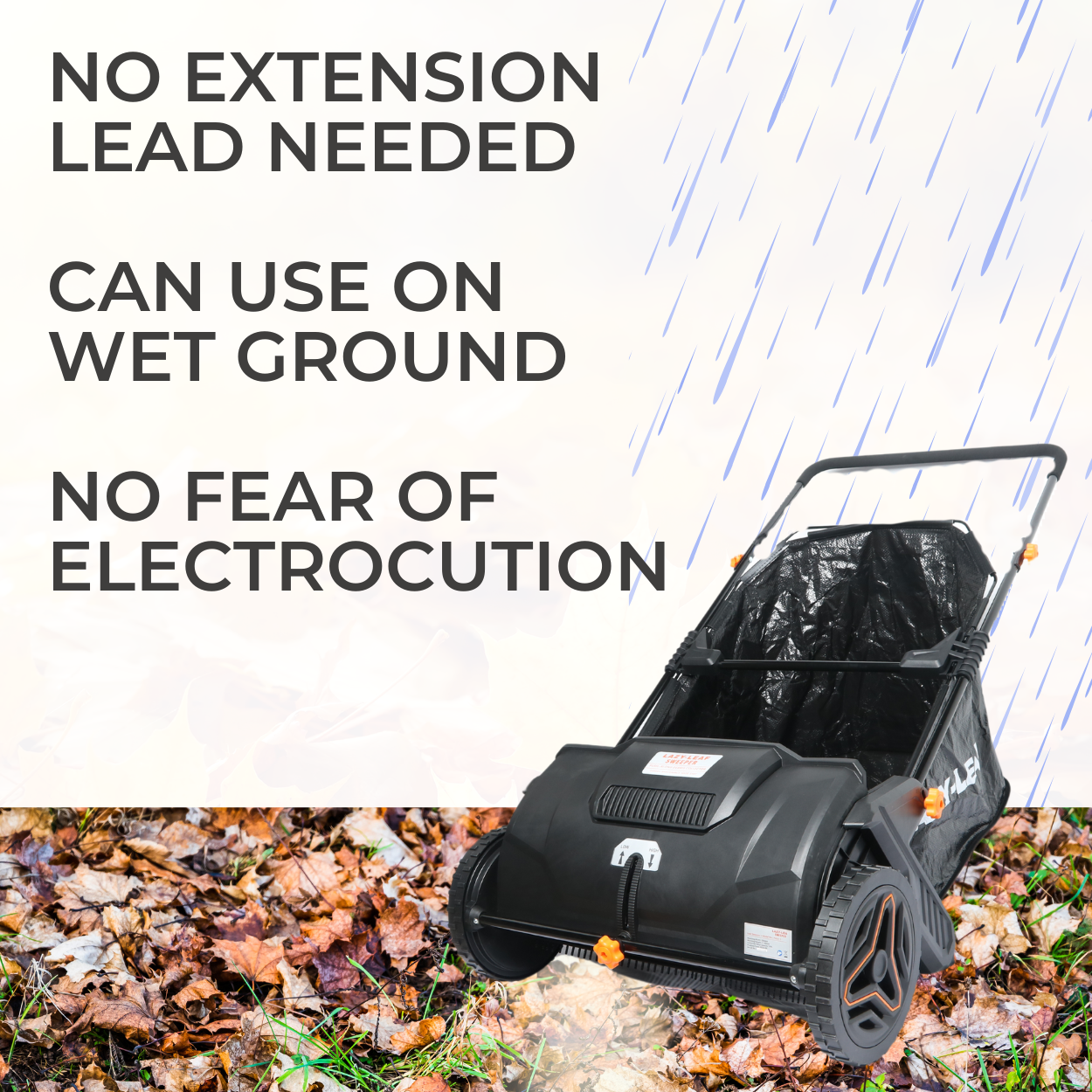 Lazy-Brush - Push Along Leaf Sweeper