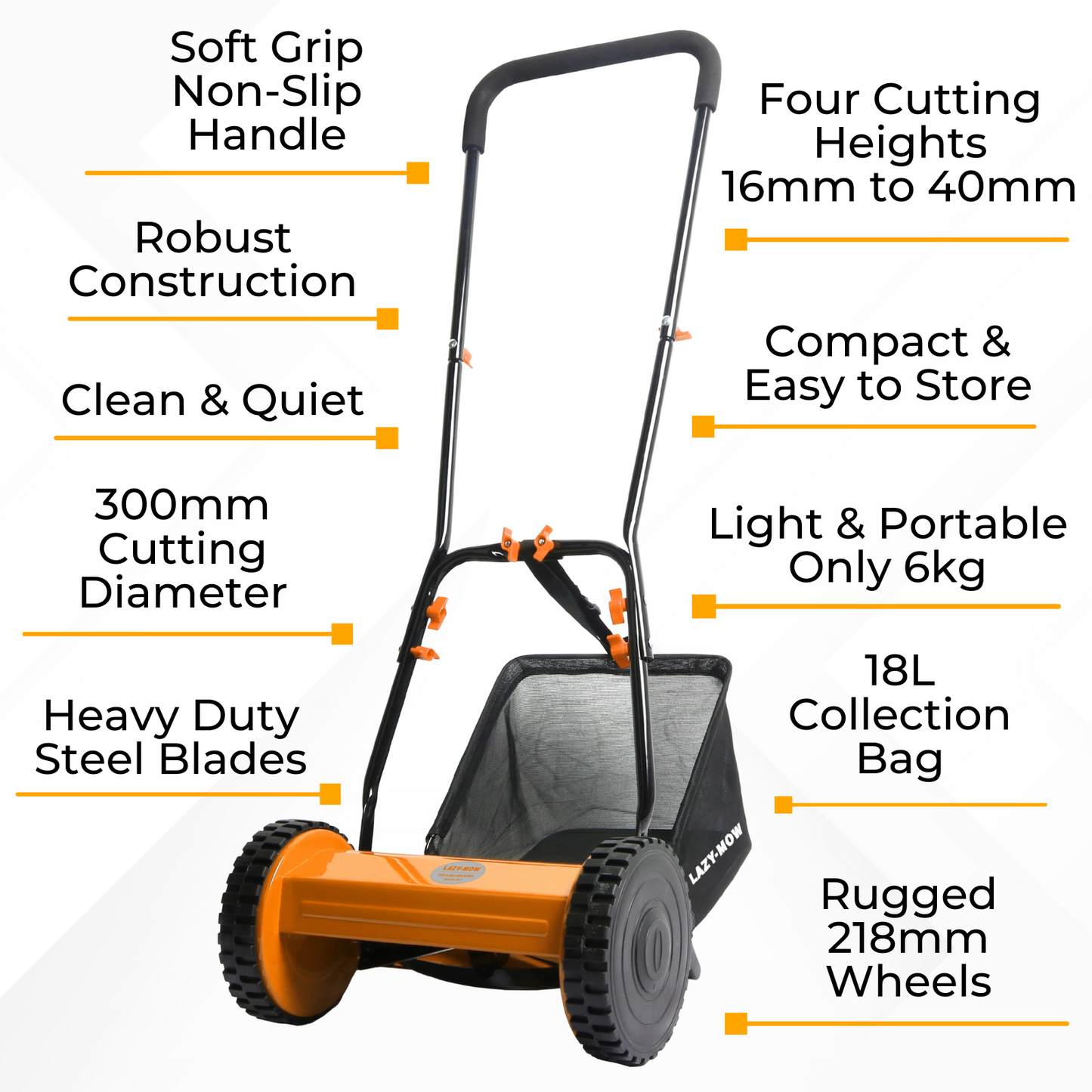 Manual Push Along Lawnmower