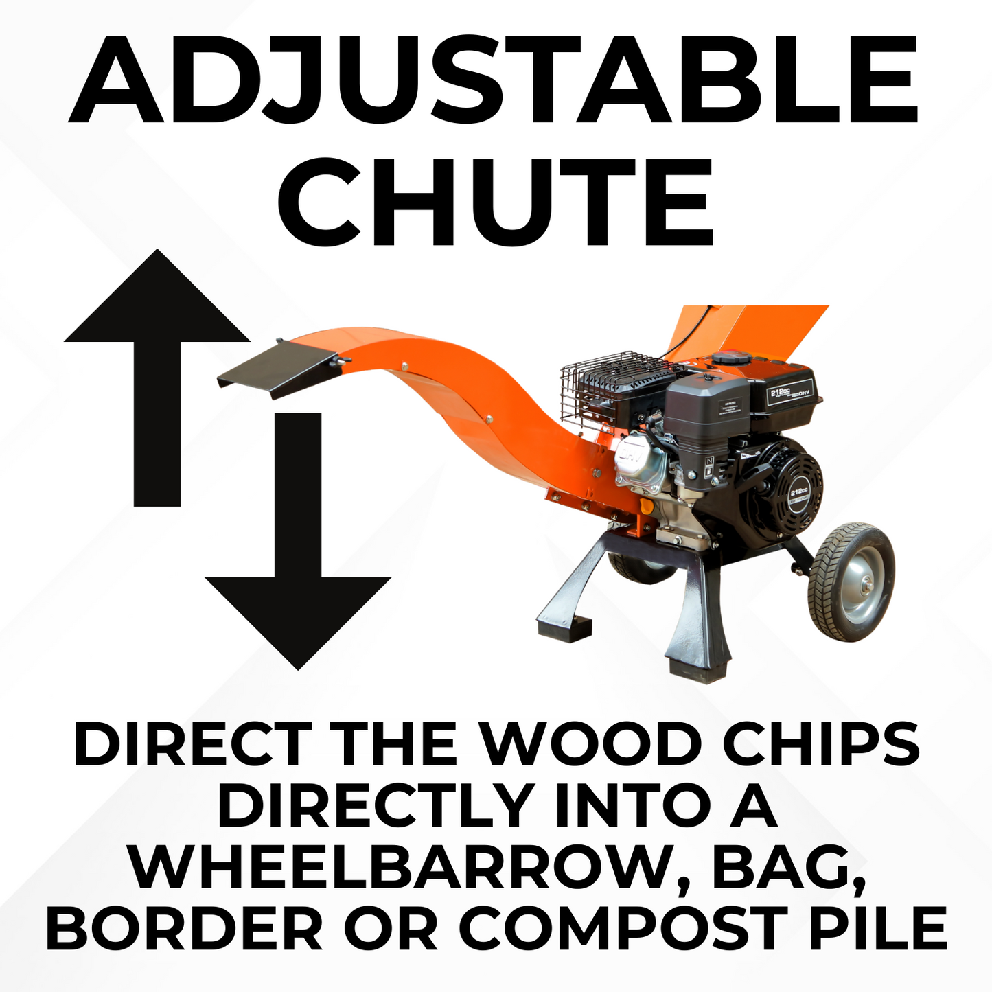 Lazy-Shred - 7hp Petrol Wood Chipper