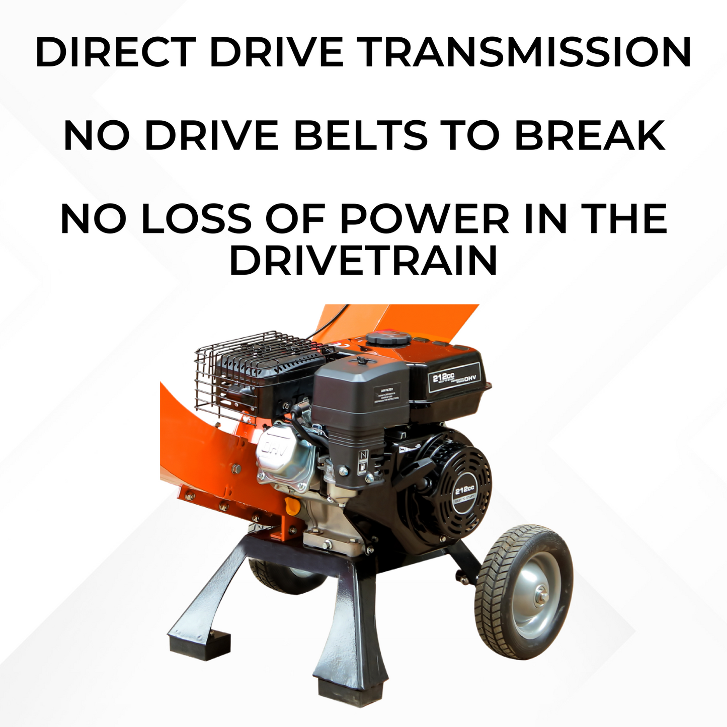 Lazy-Shred - 7hp Petrol Wood Chipper