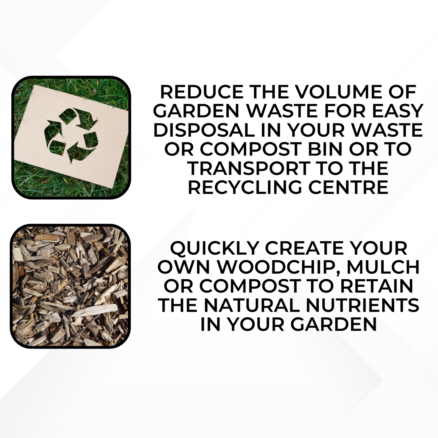 Lazy-Shred - 7hp Petrol Wood Chipper
