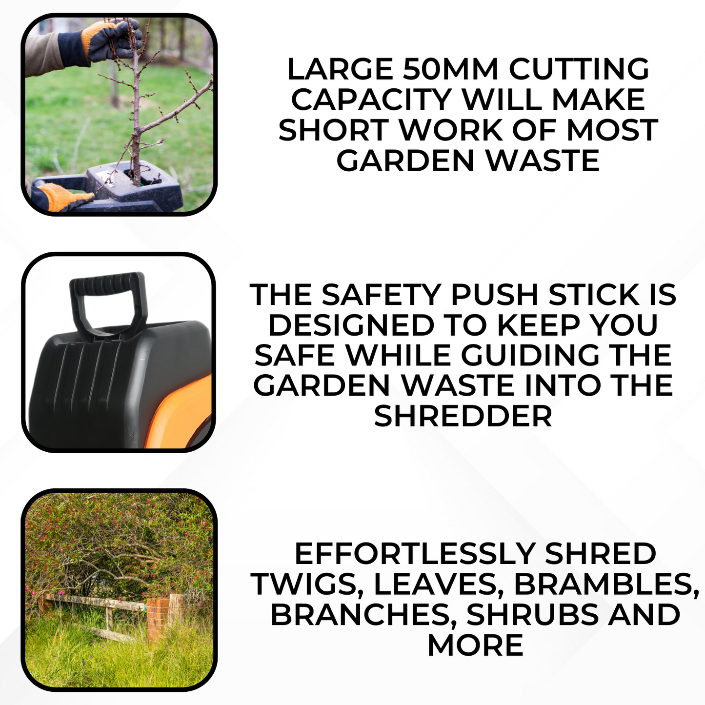 Lazy-Shred - 4hp Petrol Wood Chipper