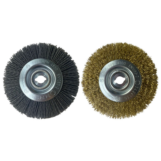 Replacement Nylon and Wire Brushes For Lazy-Weeder - Nut And Bolt Fitting