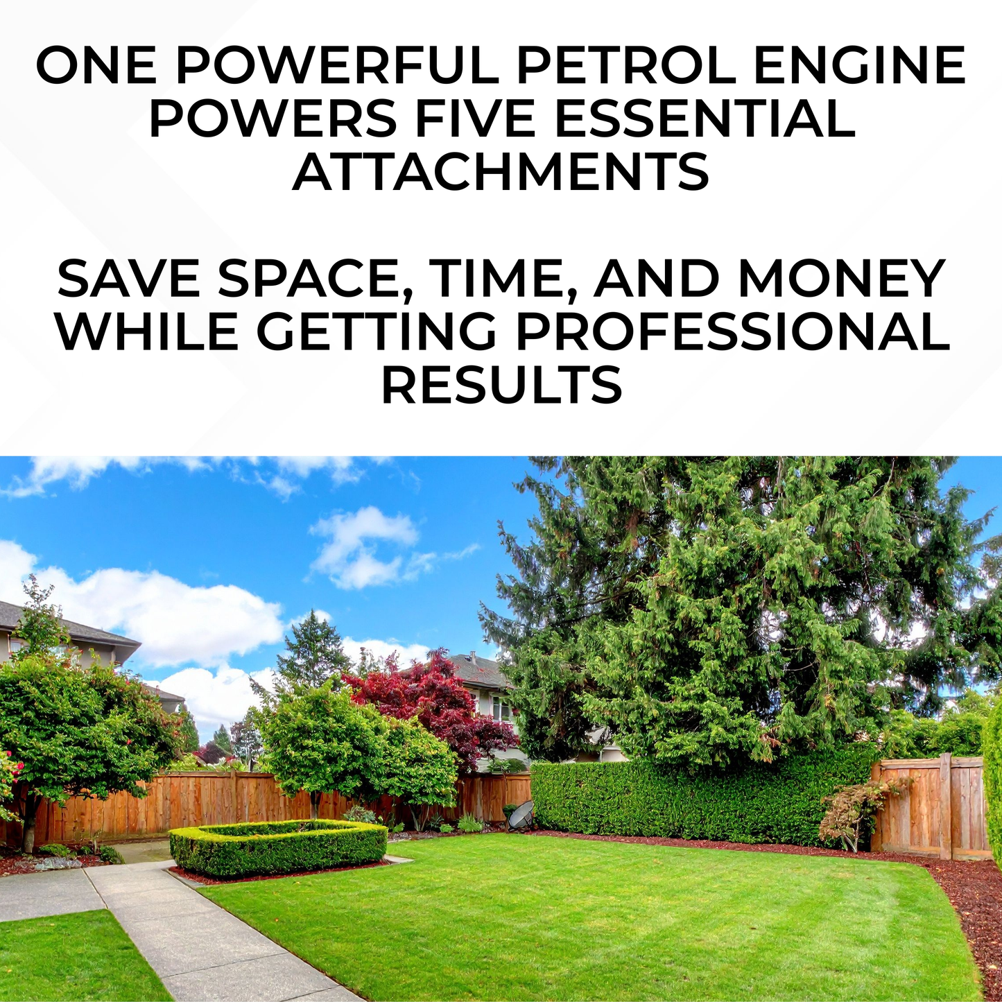 Gardenator 5000 - Petrol 5-in-1 Multi Tool - 33cc