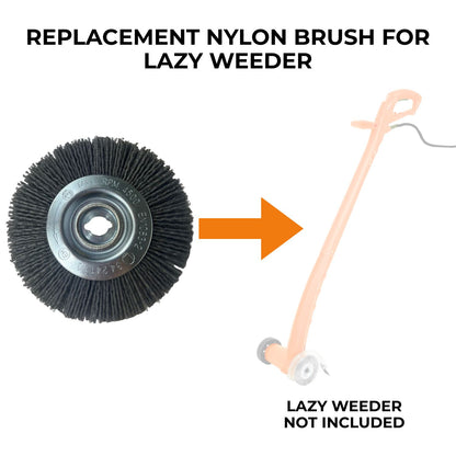 Replacement Nylon brush For Lazy-Weeder - Nut And Bolt Fitting