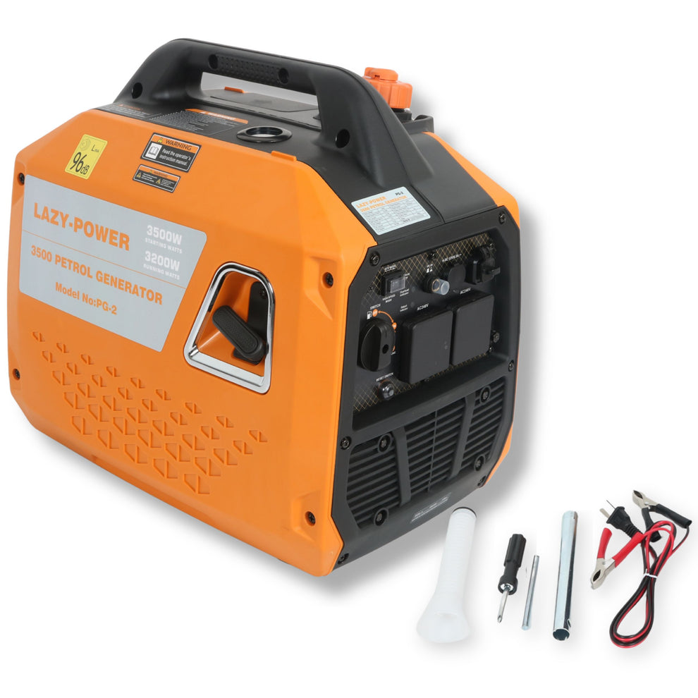 Lazy-Power - Portable Petrol Inverter Generator - 3500W - 149cc – Lazy ...
