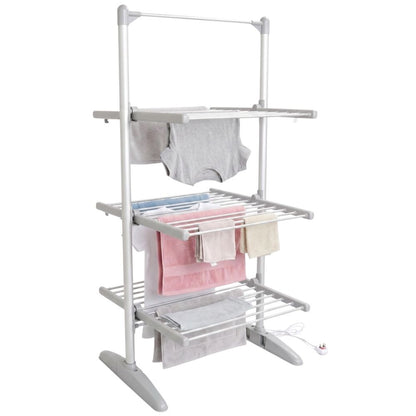 Lazy-Dry Electric Clothes Dryer with Cover - 3 Tier - 36 (21m) Heated Rails