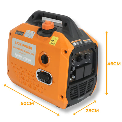 Lazy-Power - 2.3kW Petrol Generator - 98cc