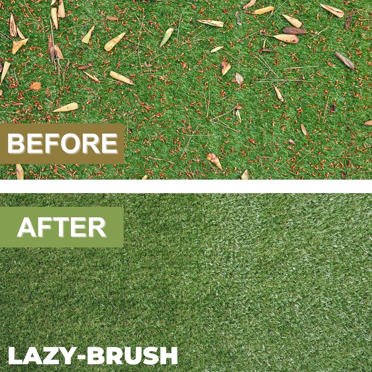 Cordless Lazy-Brush - Artificial Grass Sweeper 40V