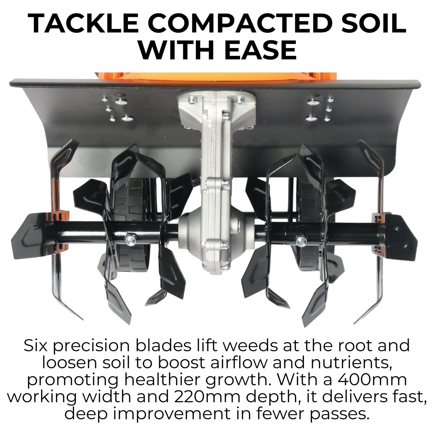 Lazy Tiller - 1500W Electric Soil Tiller