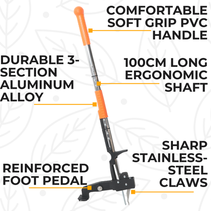 Lazy-Weeder - Manual Stand Up Weed Puller