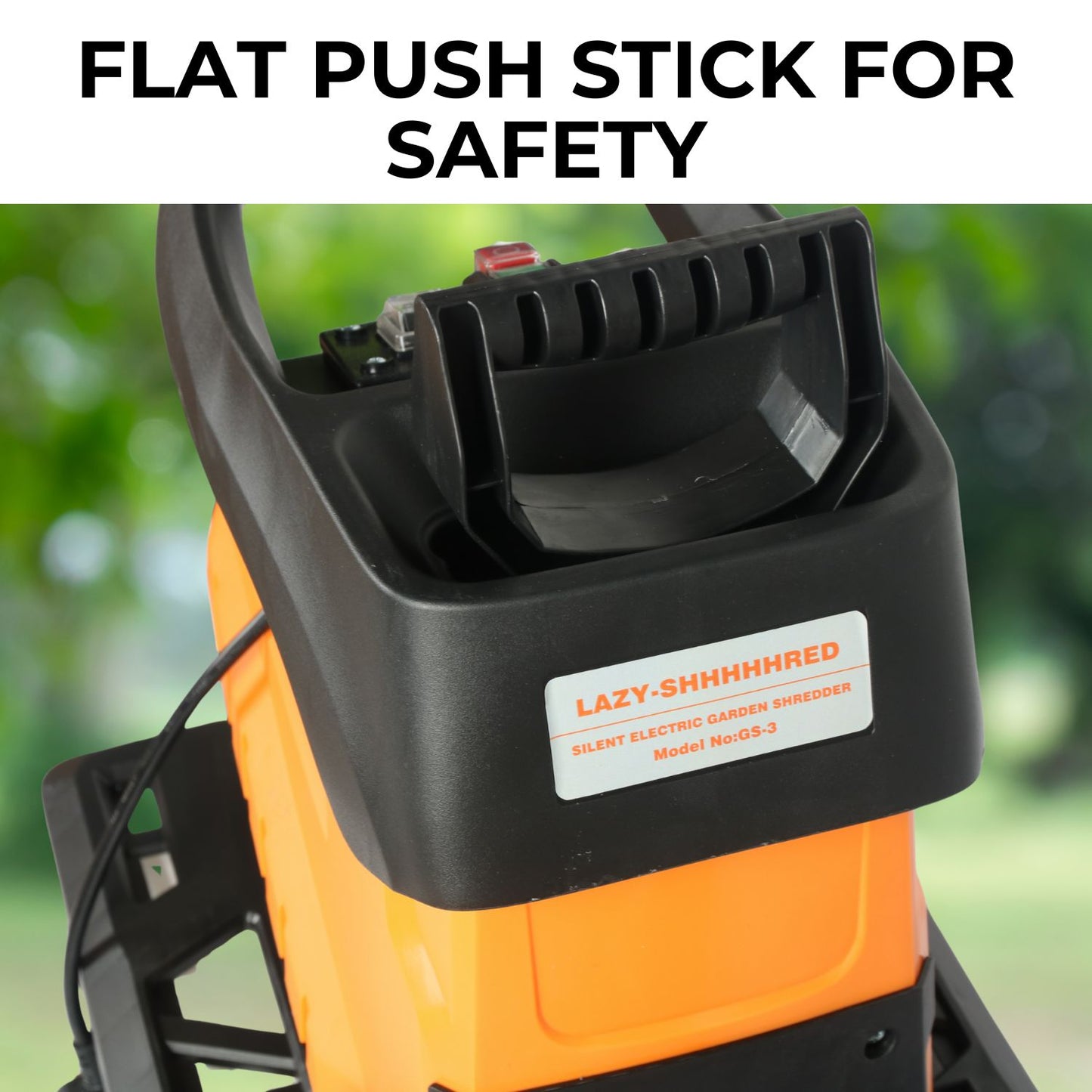 Lazy-Shhhhhred - Ultra Quiet Electric Garden Shredder With Collection Box