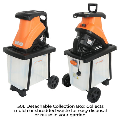 Lazy-Shred - Electric Garden Shredder with Collection Box