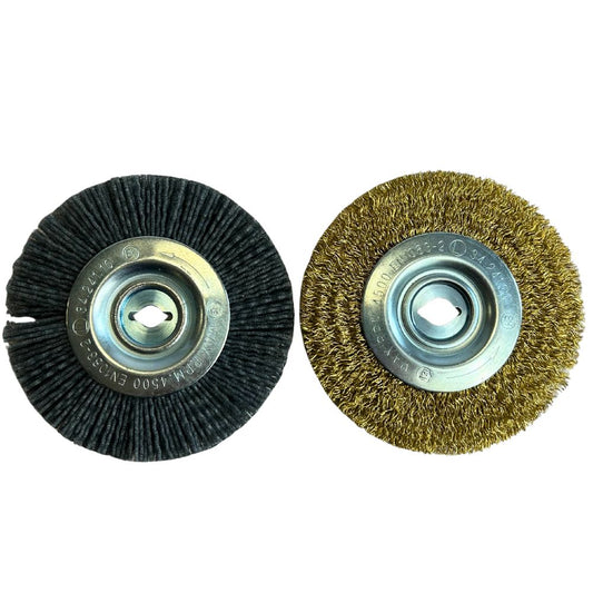 Replacement Nylon and Wire Brushes For Lazy-Weeder V2 - LW-BRSH-2