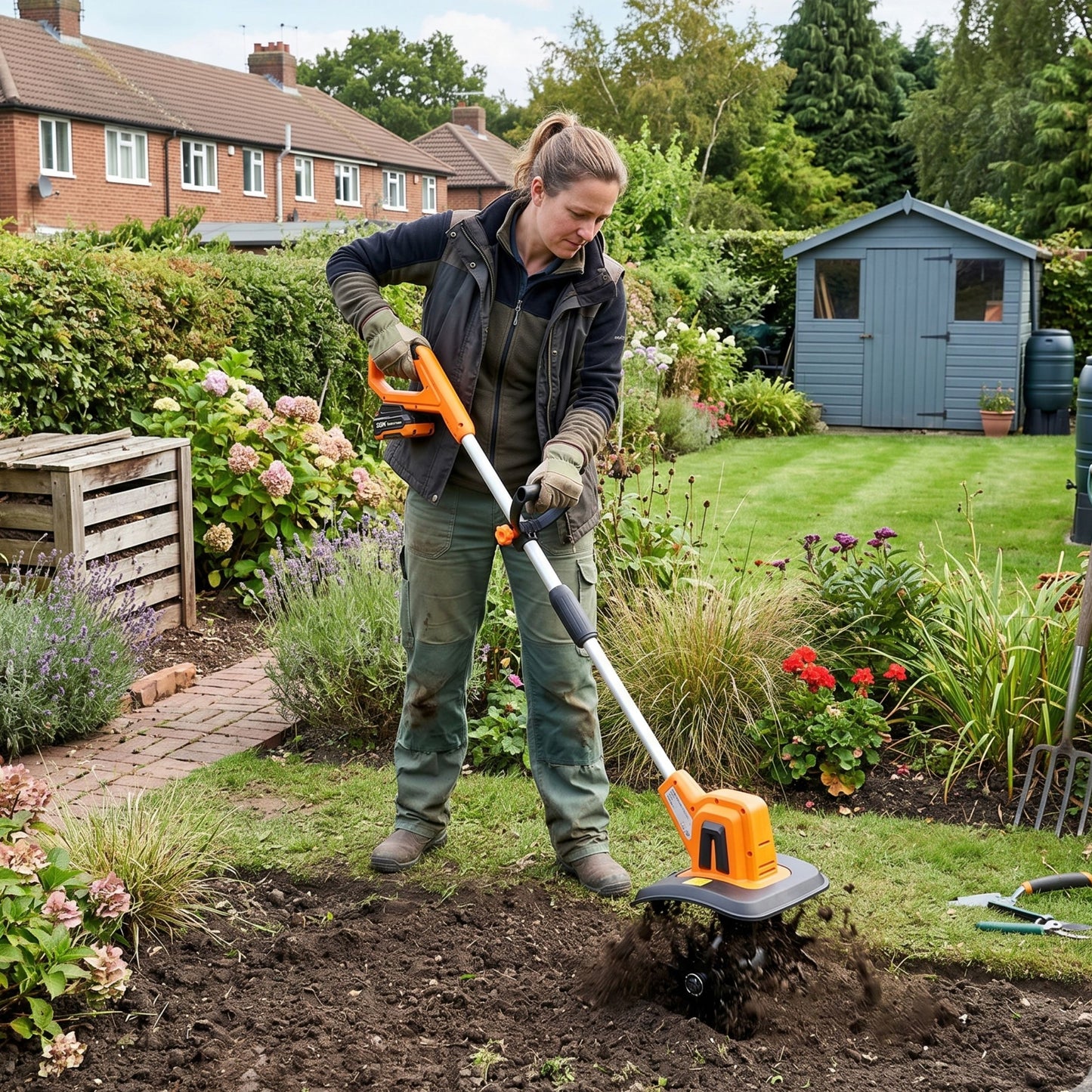 Lazy Tiller - Cordless Soil Tiller Cultivator