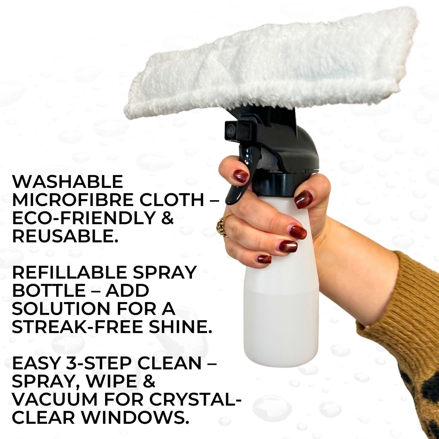 Lazy-Clean Cordless Window Vacuum - 280mm Wide