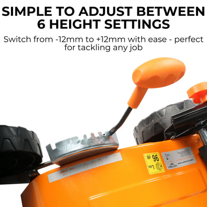 Lazy-Scarify Pro - 2-in-1 Petrol Scarifier and Raker