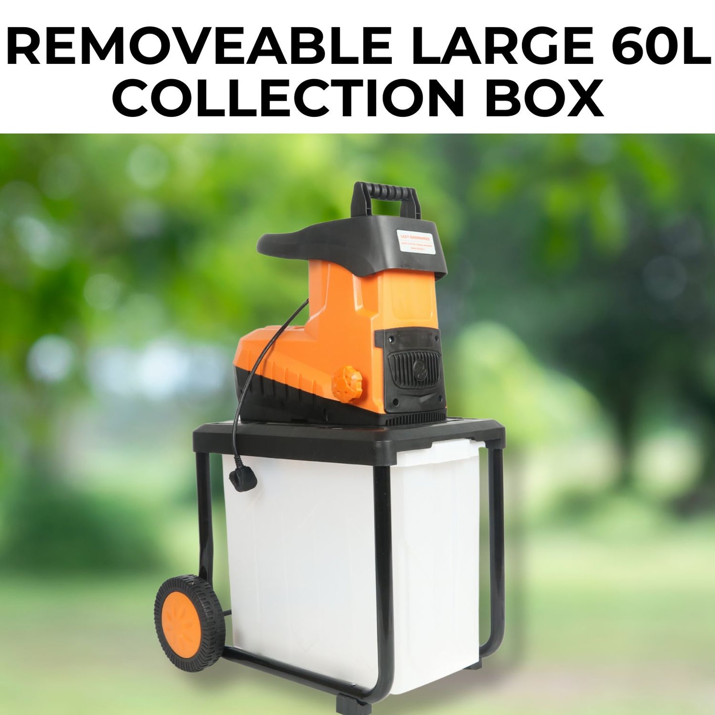 Lazy-Shhhhhred - Ultra Quiet Electric Garden Shredder With Collection Box