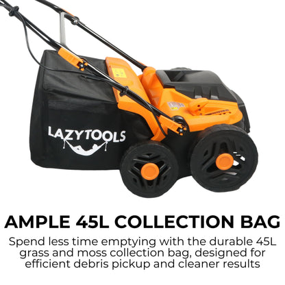 Lazy Scarify - Electric 2-in-1 Scarifier and Raker