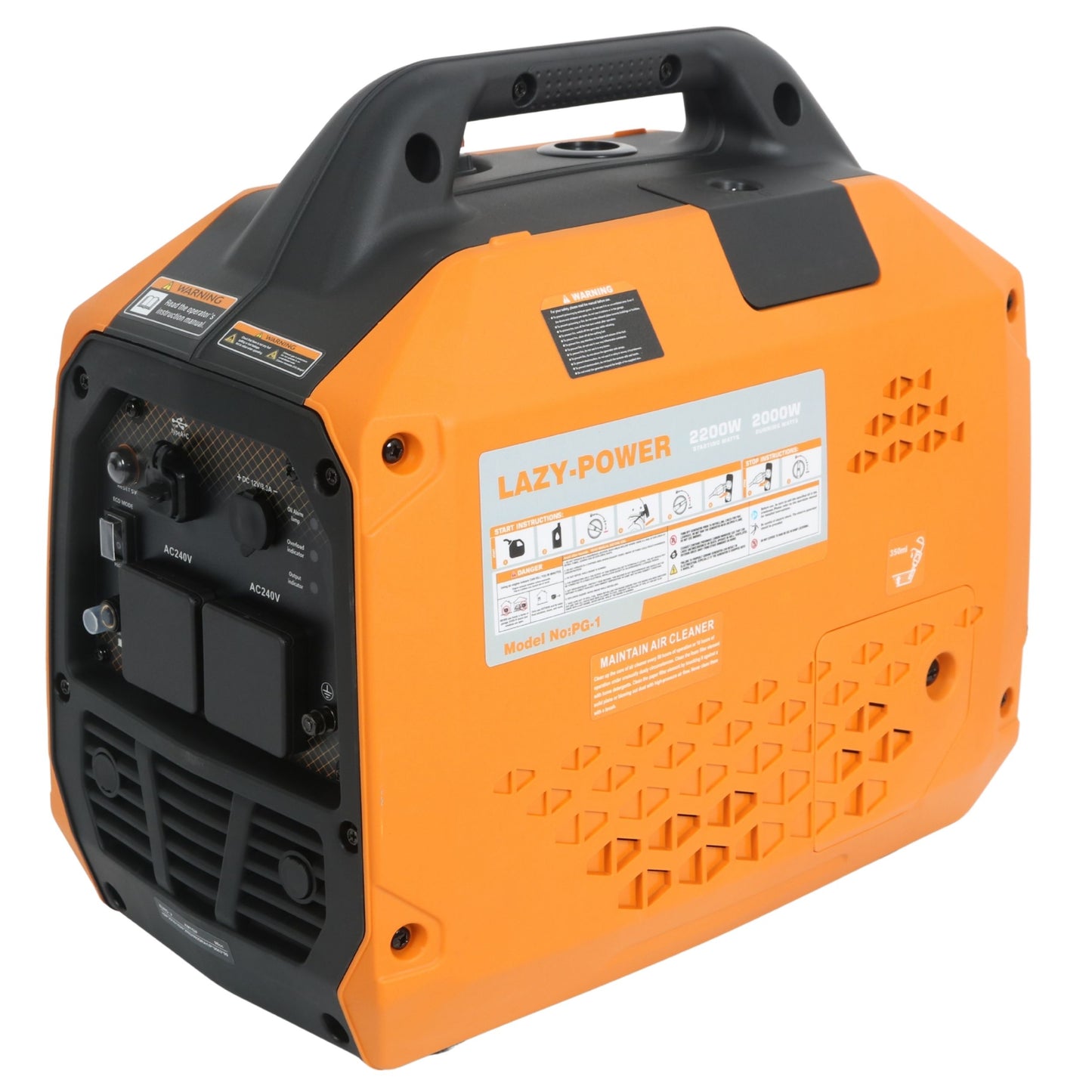 Lazy-Power - 2.3kW Petrol Generator - 98cc