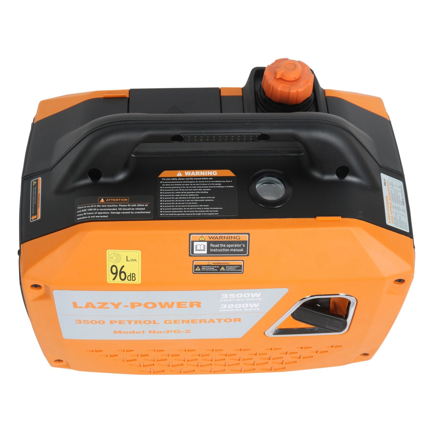 Lazy-Power - Portable Petrol Inverter Generator - 3500W - 149cc
