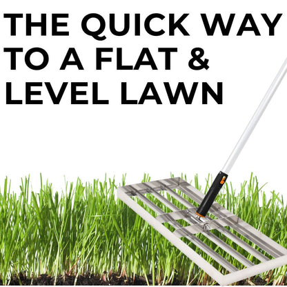 GRADE B: Lawn Levelling Rake Lute - 40cm x 25cm