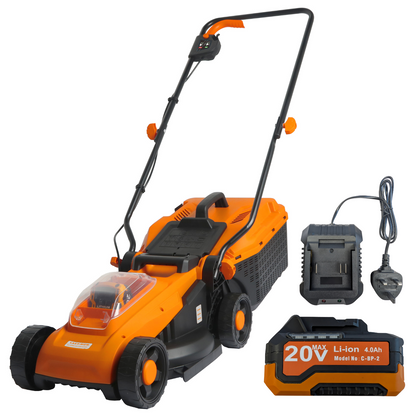 Lazy-Mow Unplugged - Cordless Rotary Lawnmower
