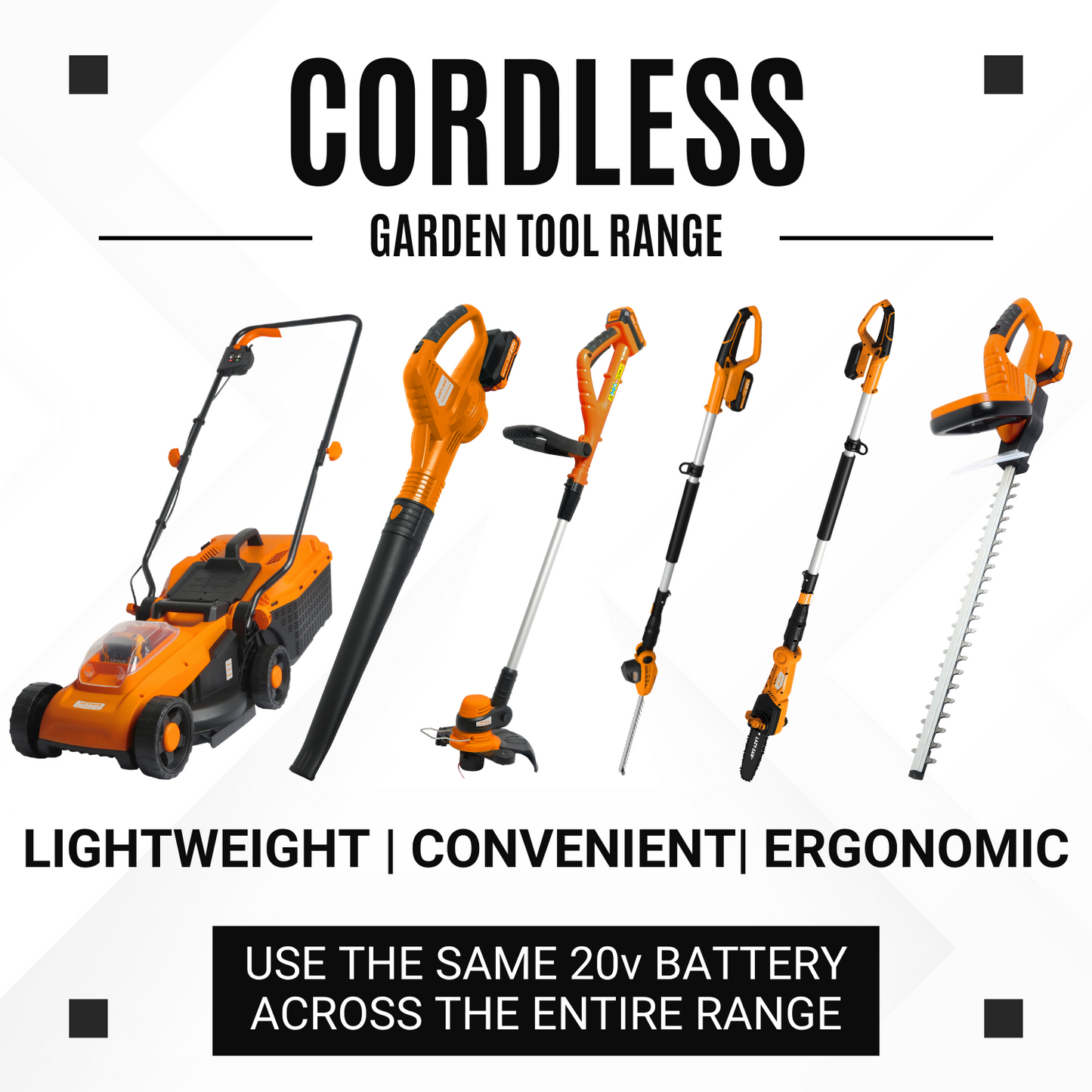 Lazy-Mow Unplugged - Cordless Rotary Lawnmower