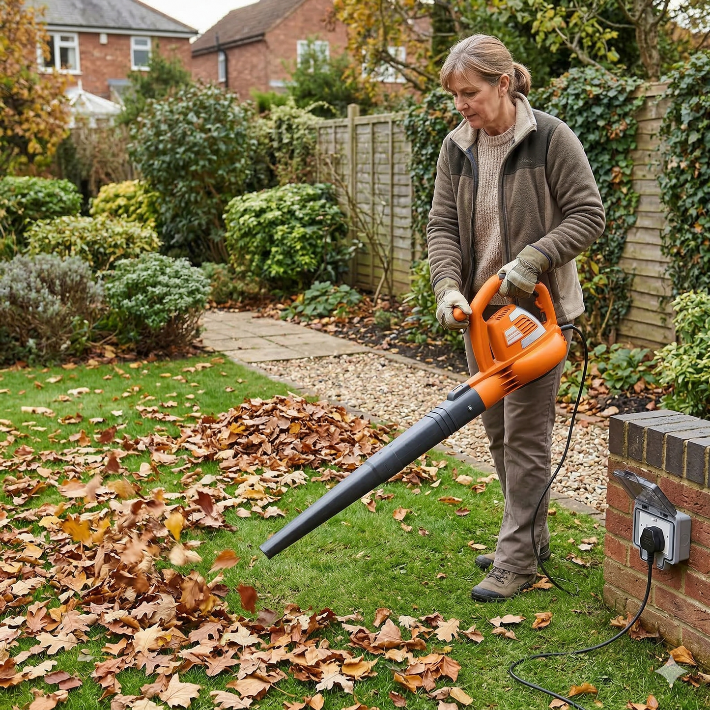 Lazy-Leaf Electric Leaf Blower