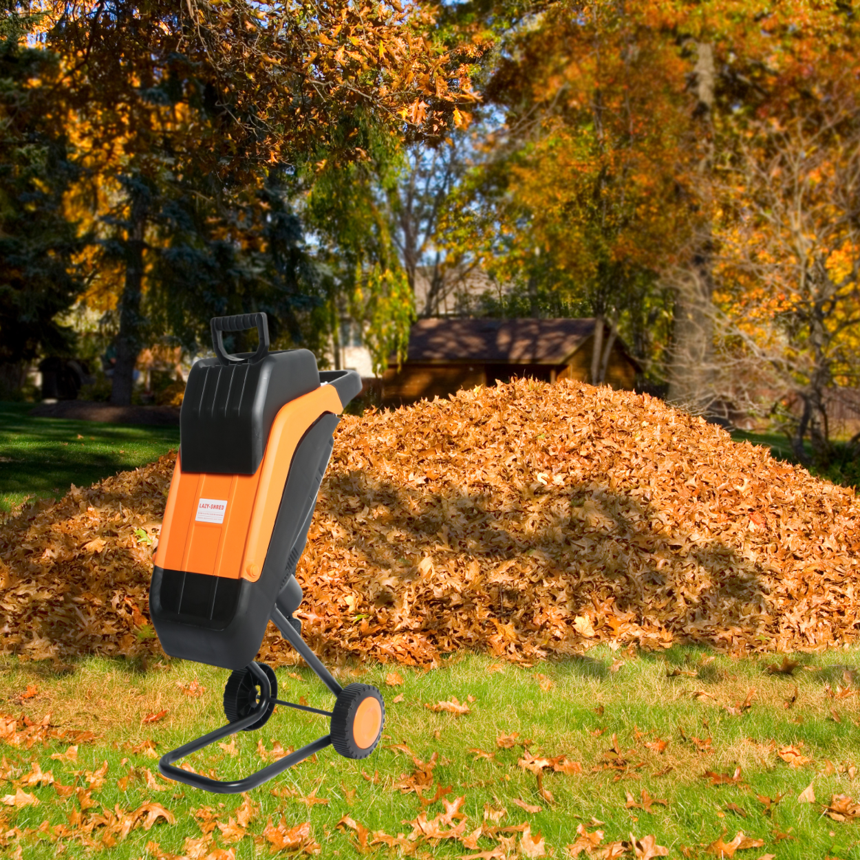 Lazy-Shred - Electric Garden Shredder with Collection Bag