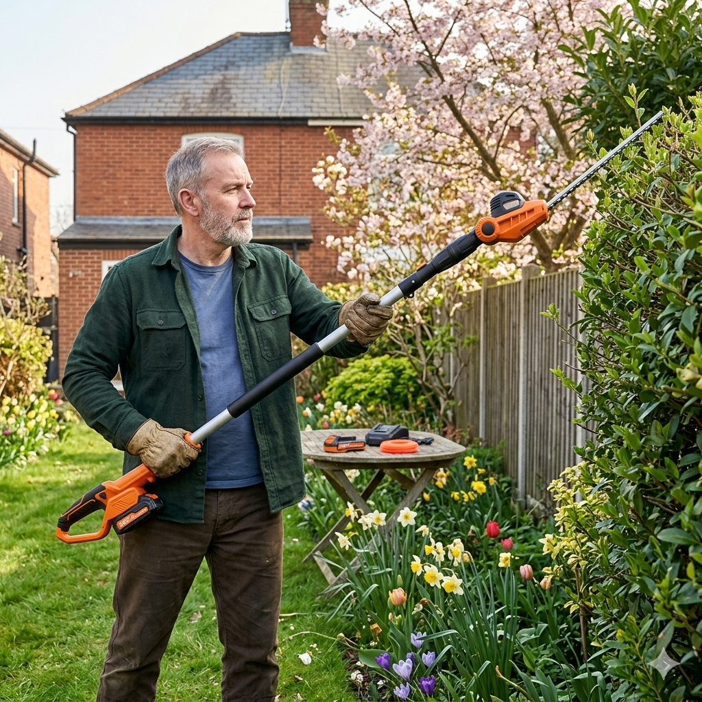 Cordless Pole Hedge Trimmer