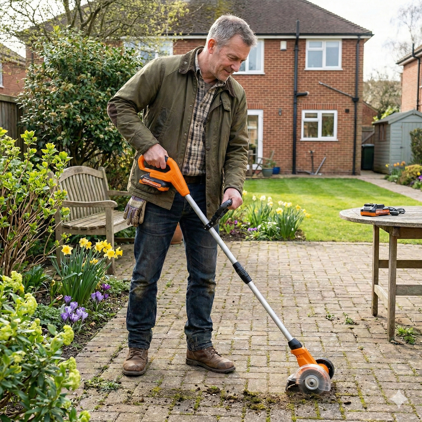 Lazy-Weeder Cordless - Weed Removal Brush