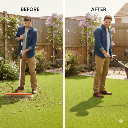 Artificial Grass Rake with Hose Attachment