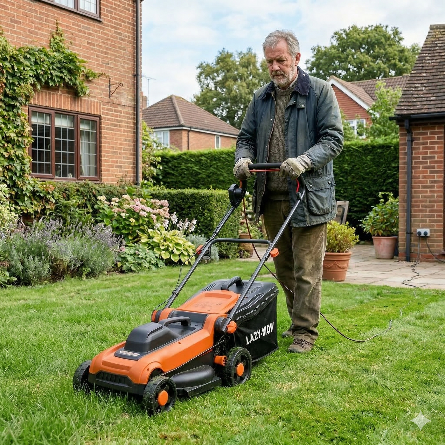 GRADE B: Lazy-Mow - 1500w Electric Lawnmower