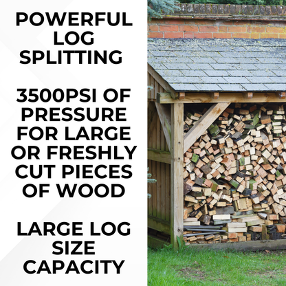 Lazy-Log - 12 Ton - Petrol Log Splitter - Trailer Mounted