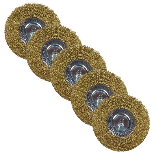 Replacement Wire Brushes For Lazy-Weeder PRO - Pack of 5 Bundle