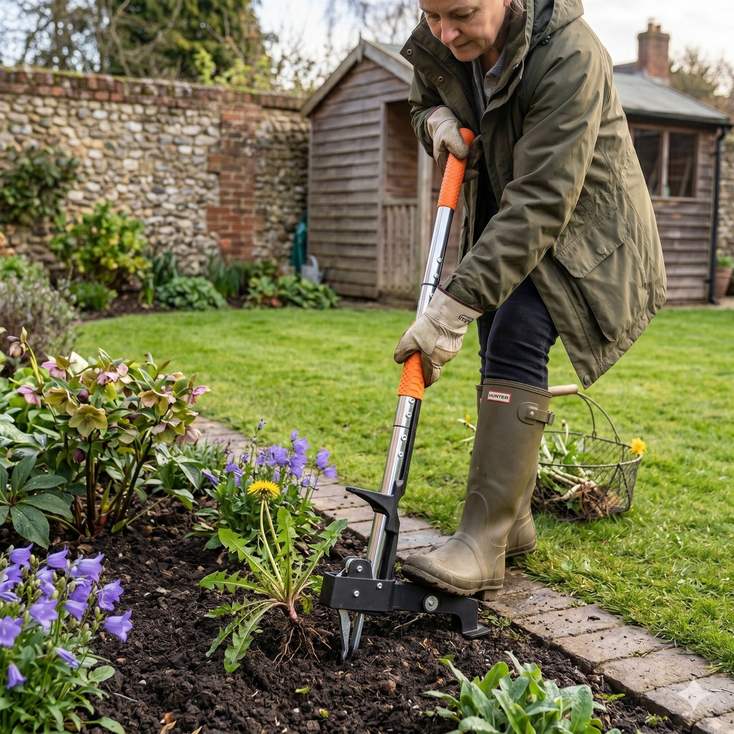 Lazy-Weeder - Manual Stand Up Weed Puller