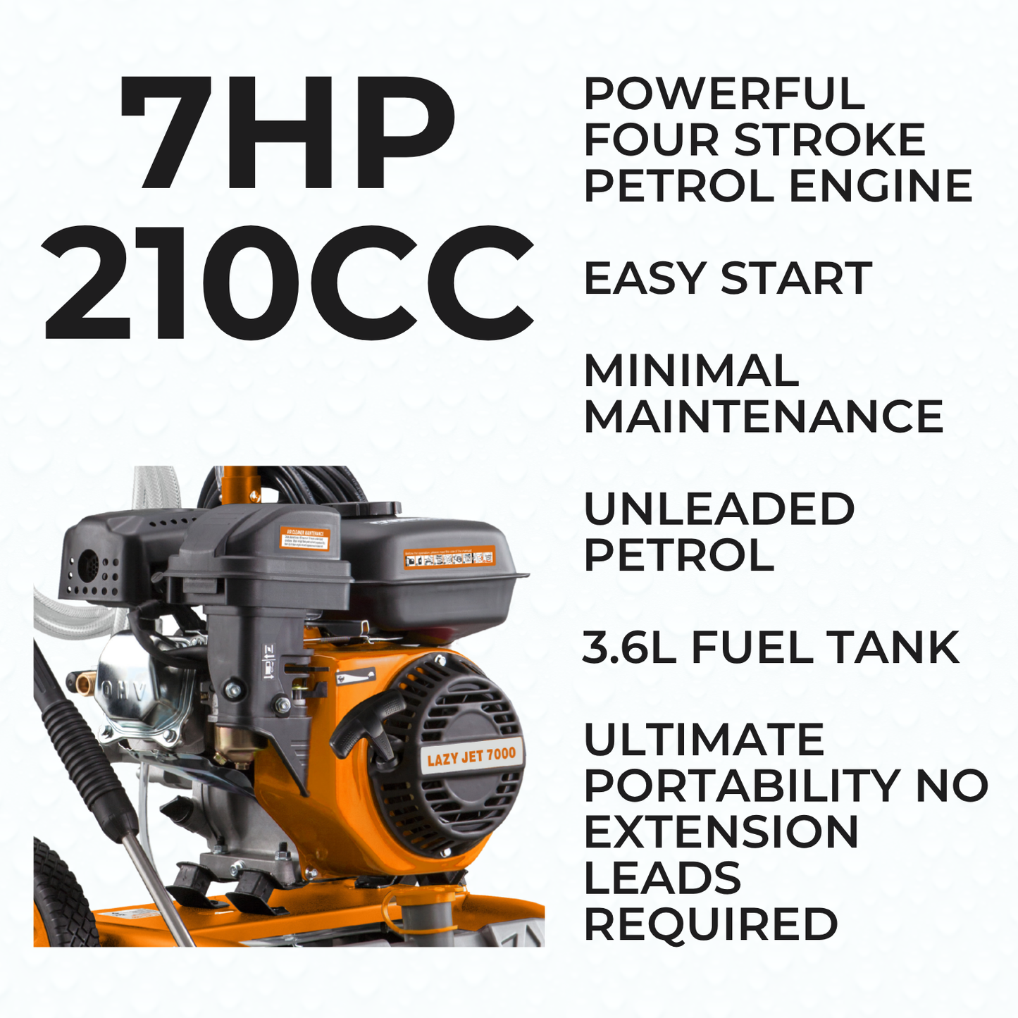 Lazy-Jet 7000 - Petrol Pressure Washer